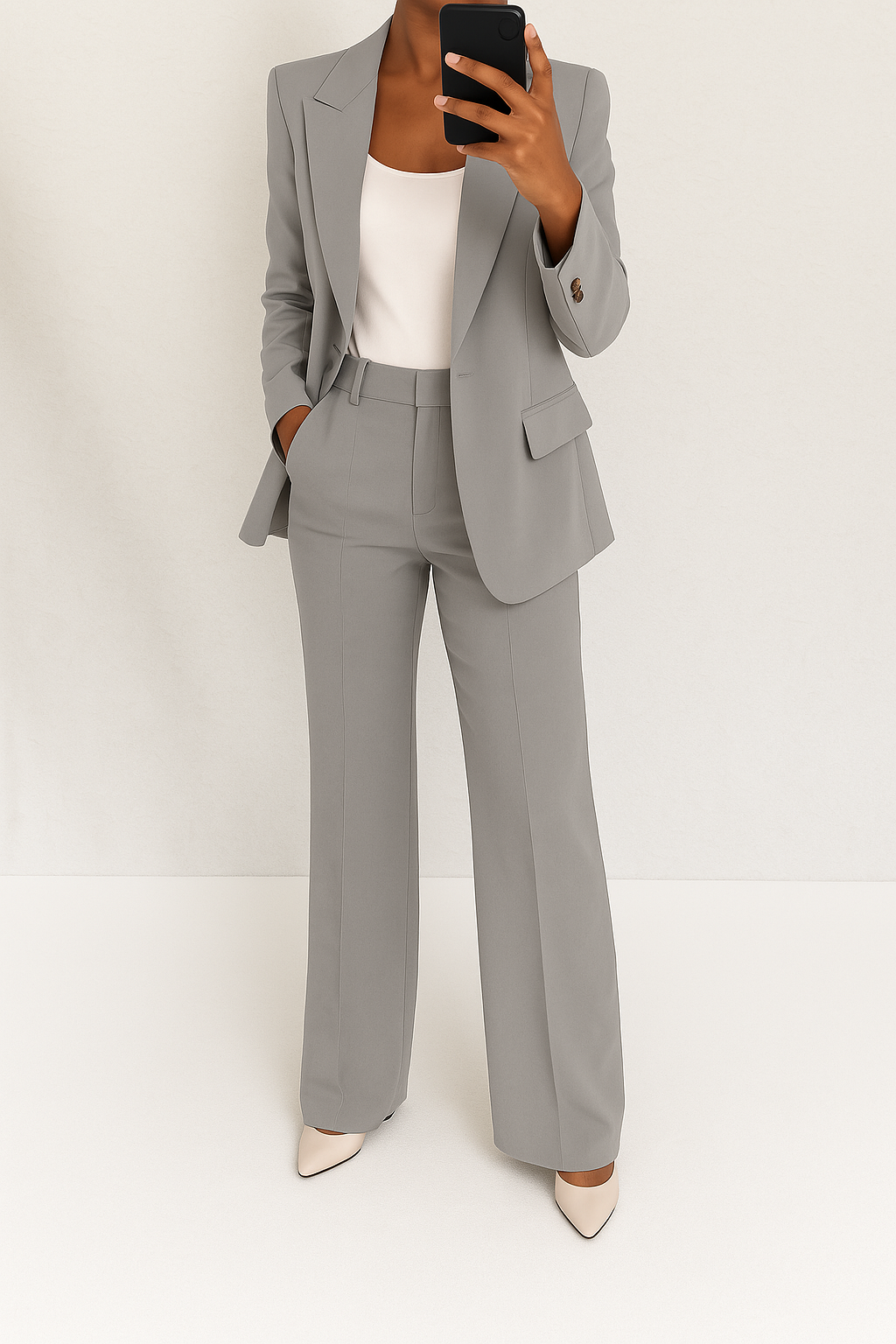 JANE – POWER BLAZER AND TROUSER SET