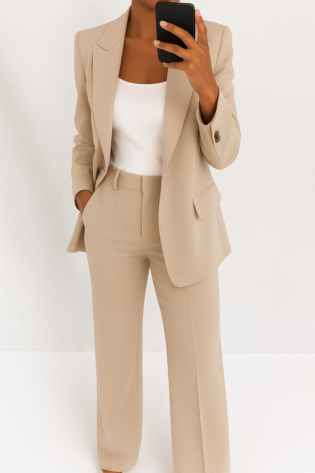 JANE – POWER BLAZER AND TROUSER SET