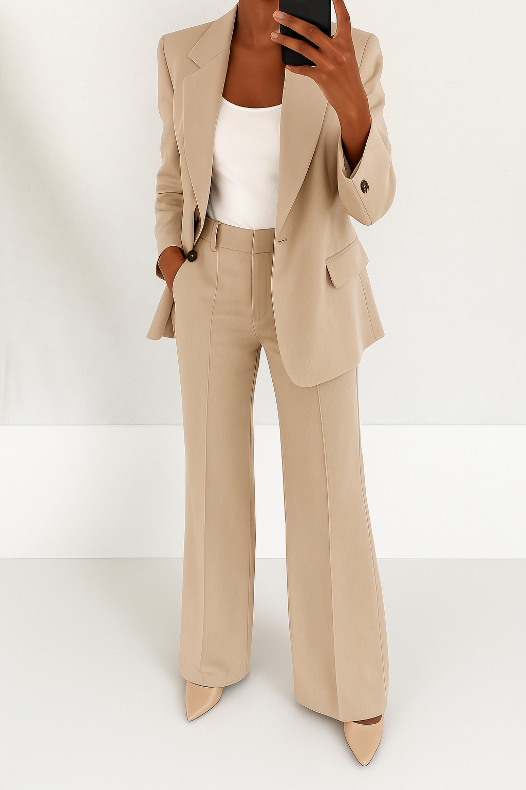 JANE – POWER BLAZER AND TROUSER SET