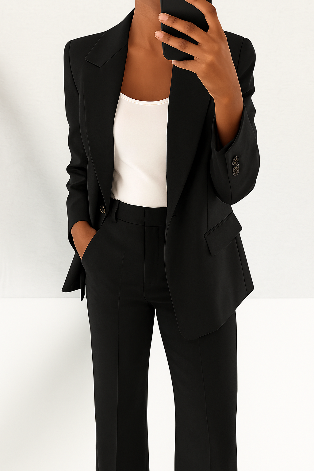 JANE – POWER BLAZER AND TROUSER SET