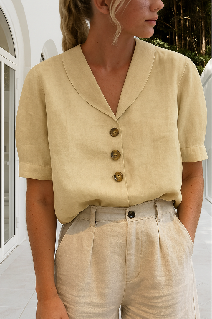 STACY – CLASSIC BUTTON BLOUSE