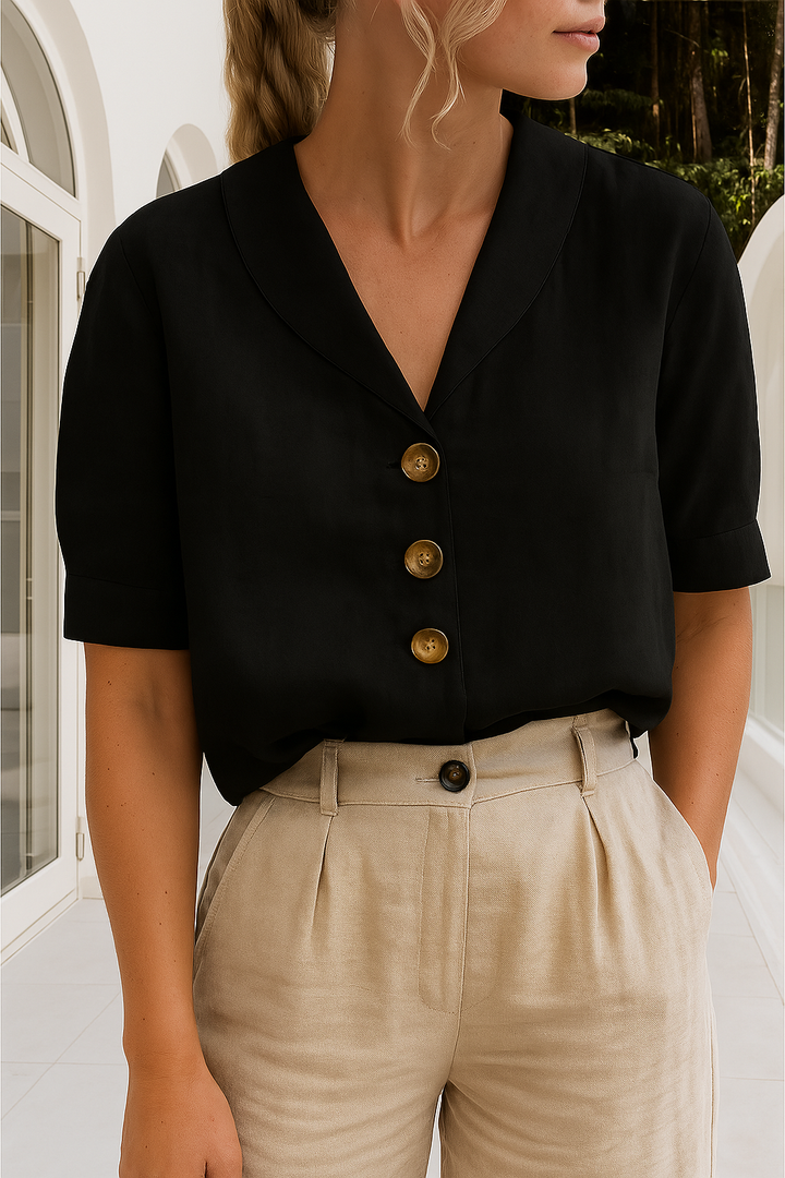 STACY – CLASSIC BUTTON BLOUSE