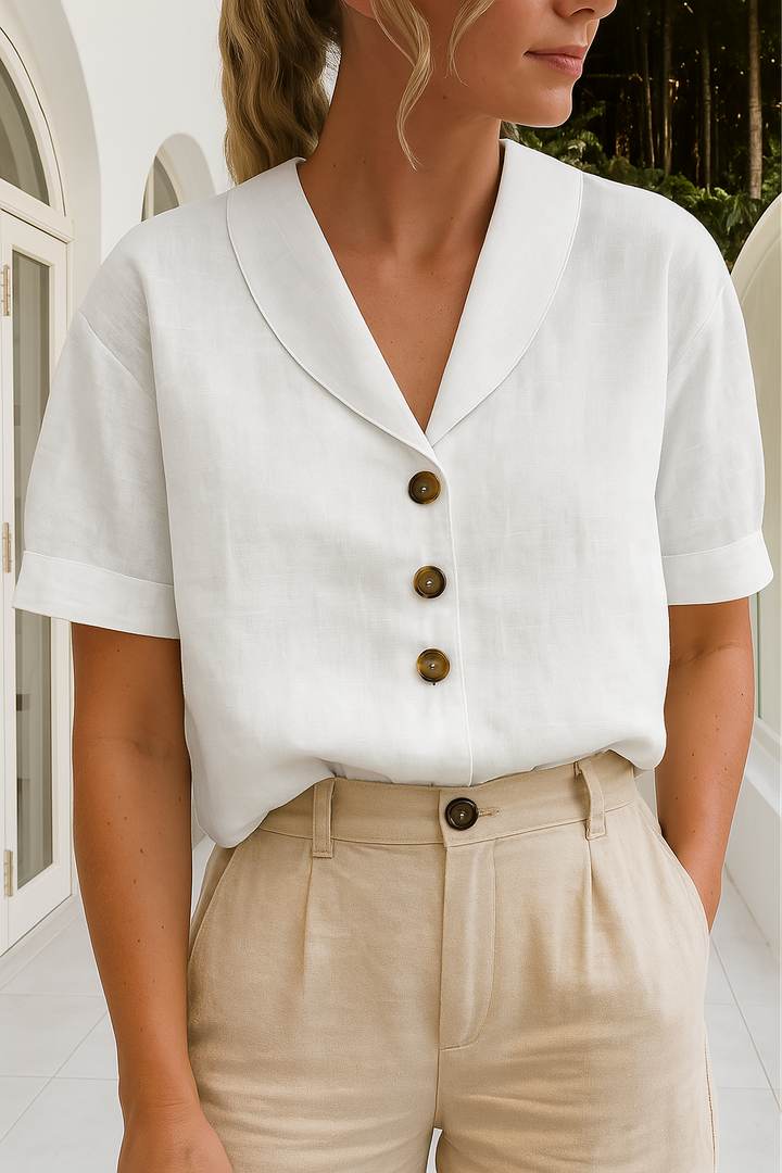 STACY – CLASSIC BUTTON BLOUSE