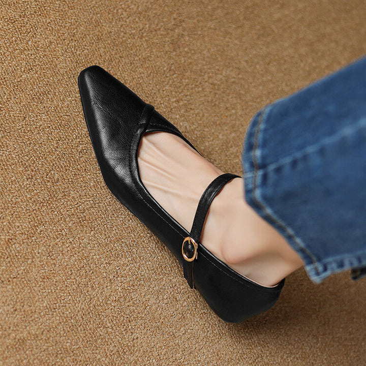 ISLA – ELEGANT POINTED-TOE MARY JANES
