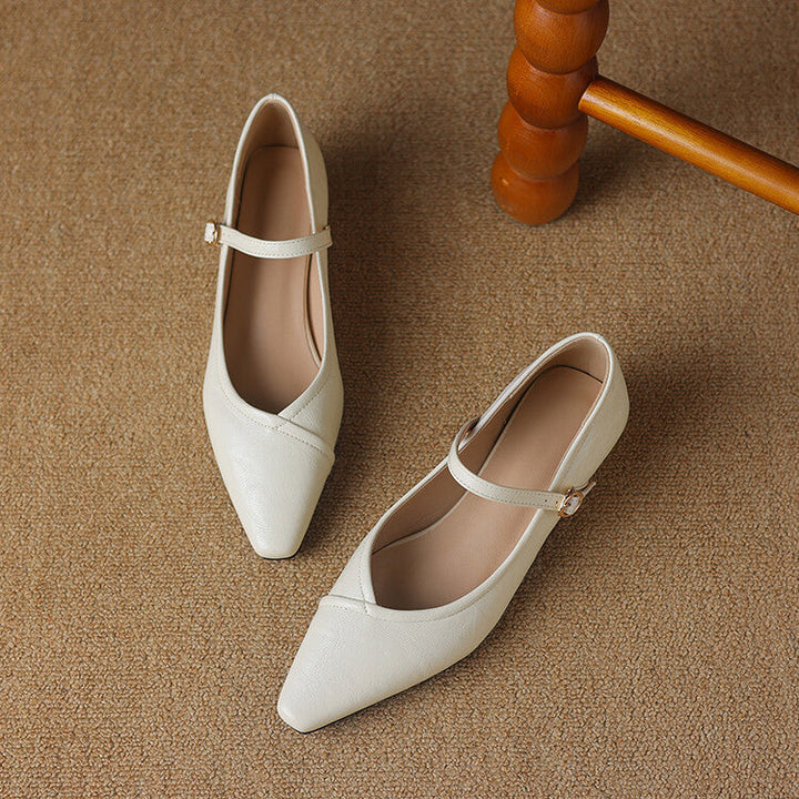 ISLA – ELEGANT POINTED-TOE MARY JANES