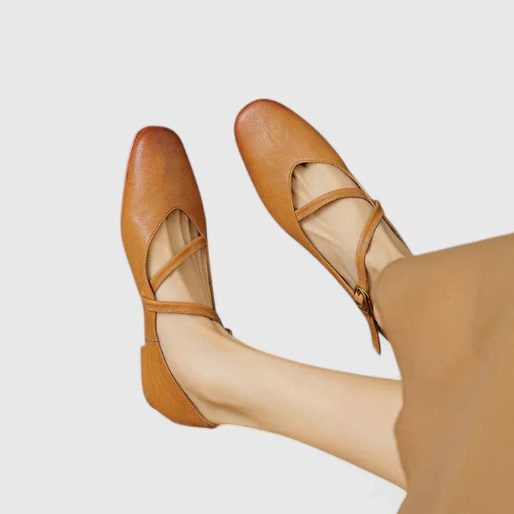 AMANDA – CLASSIC CHARM MARY JANE FLATS