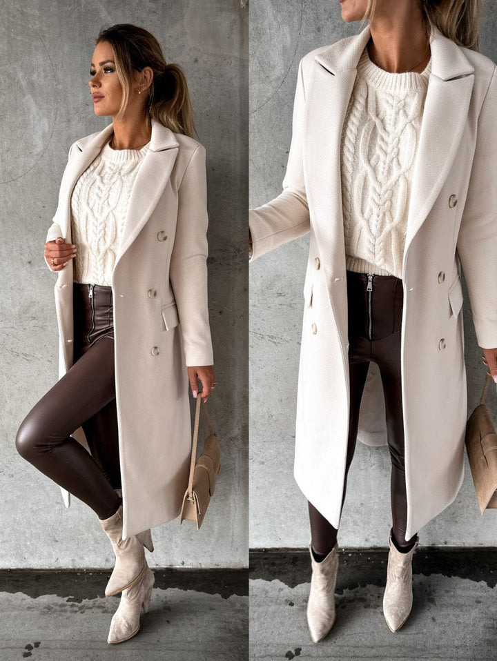 HAZEL – SOPHISTICATED DOUBLE-BREASTED COAT