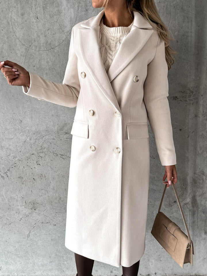 HAZEL – SOPHISTICATED DOUBLE-BREASTED COAT