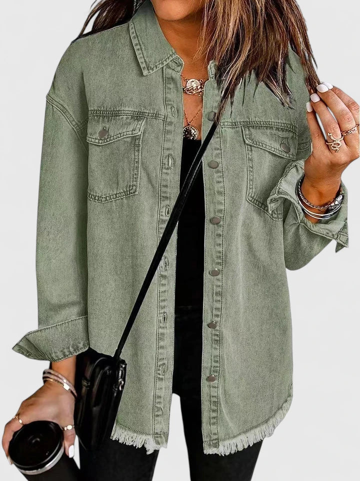 HAILEY – LAID-BACK DENIM SHIRT JACKET