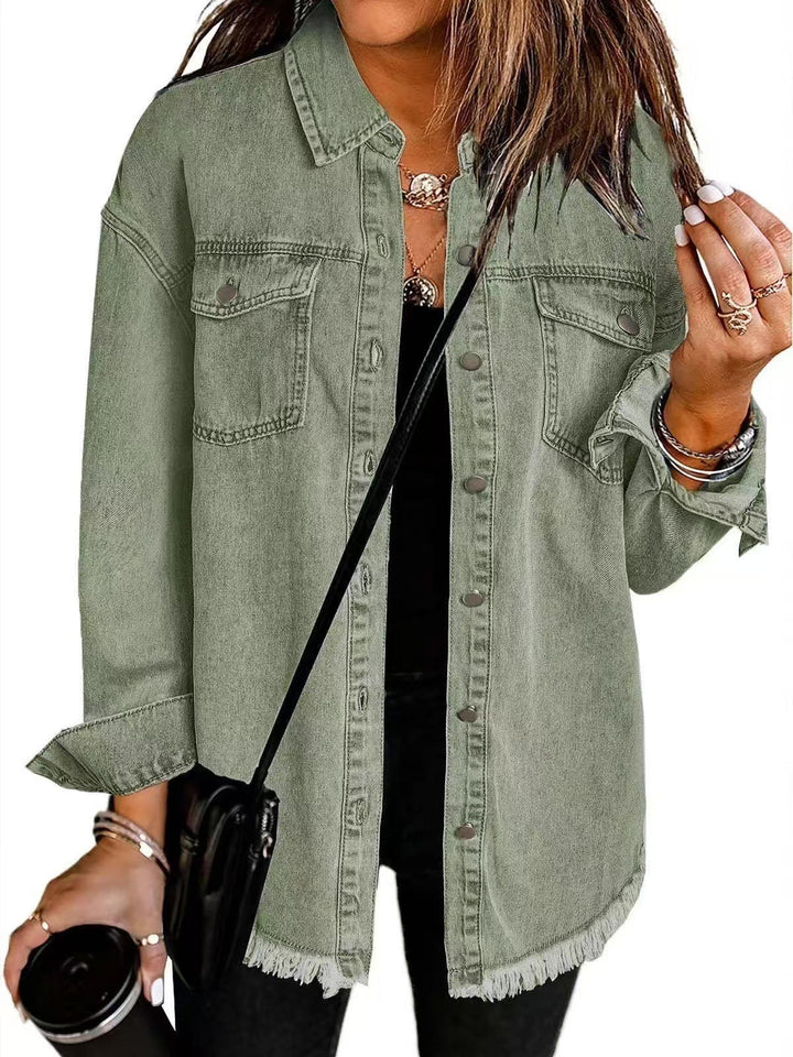 BRIANNA – CLASSIC DENIM BUTTON SHIRT