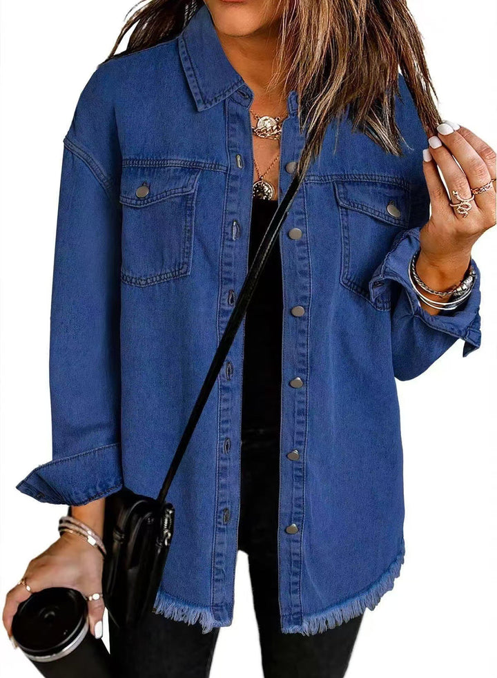 BRIANNA – CLASSIC DENIM BUTTON SHIRT