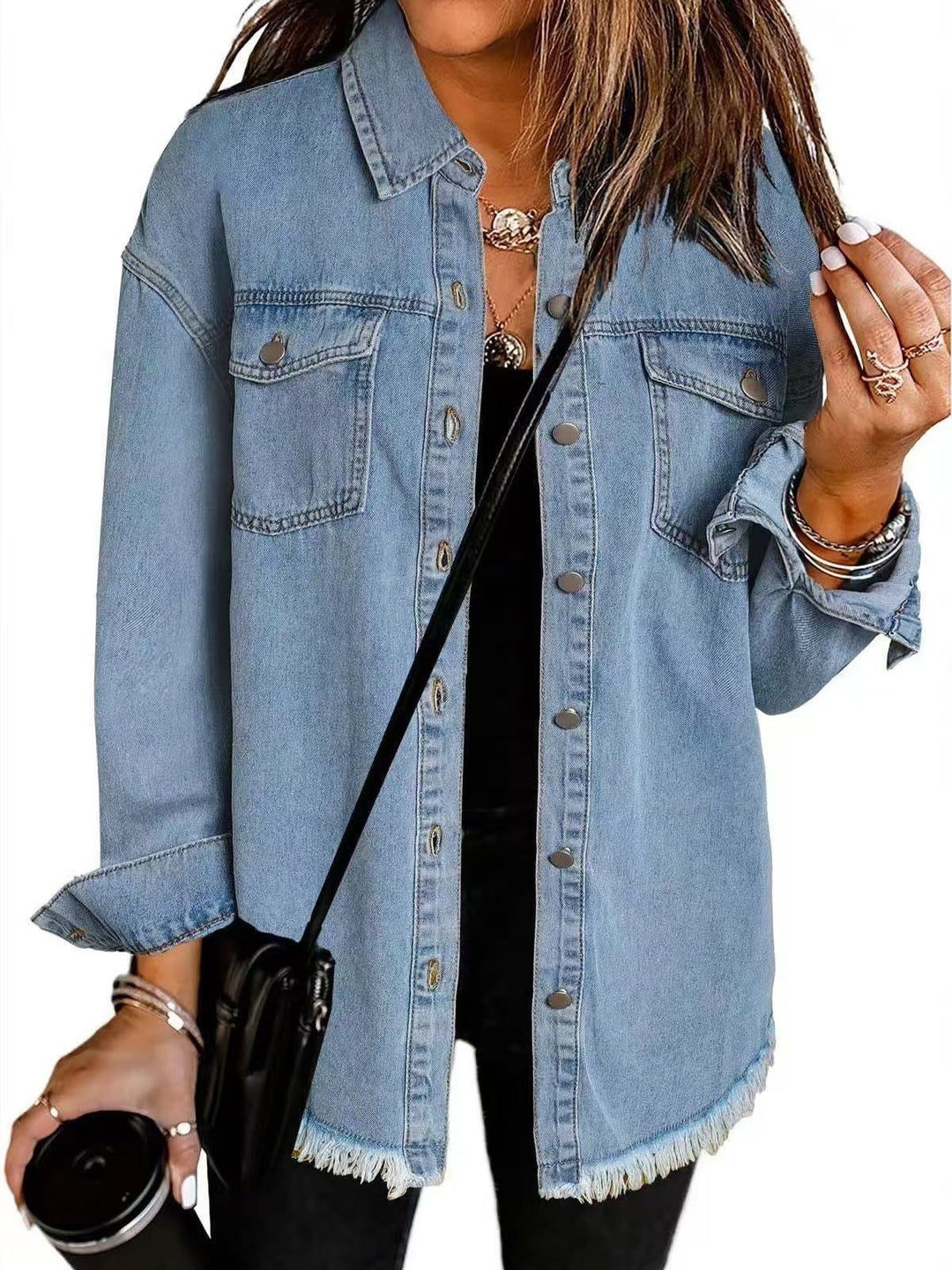 BRIANNA – CLASSIC DENIM BUTTON SHIRT