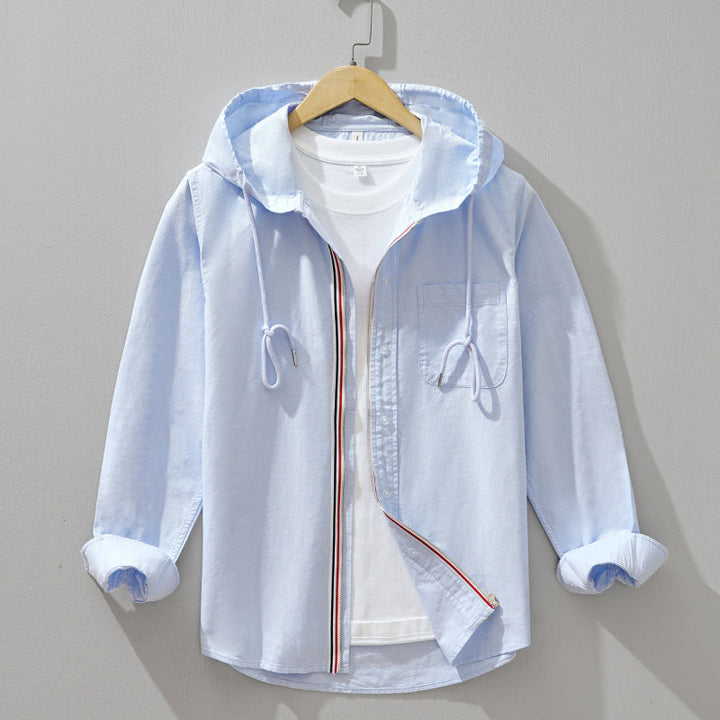 ALEX – CASUAL HOODED SHIRT