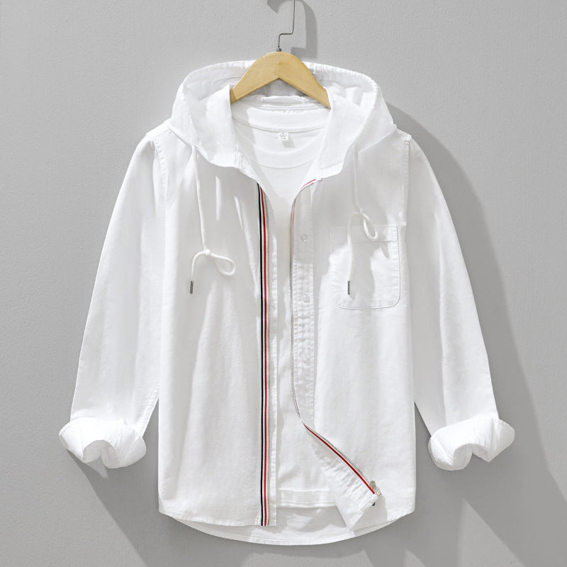 ALEX – CASUAL HOODED SHIRT