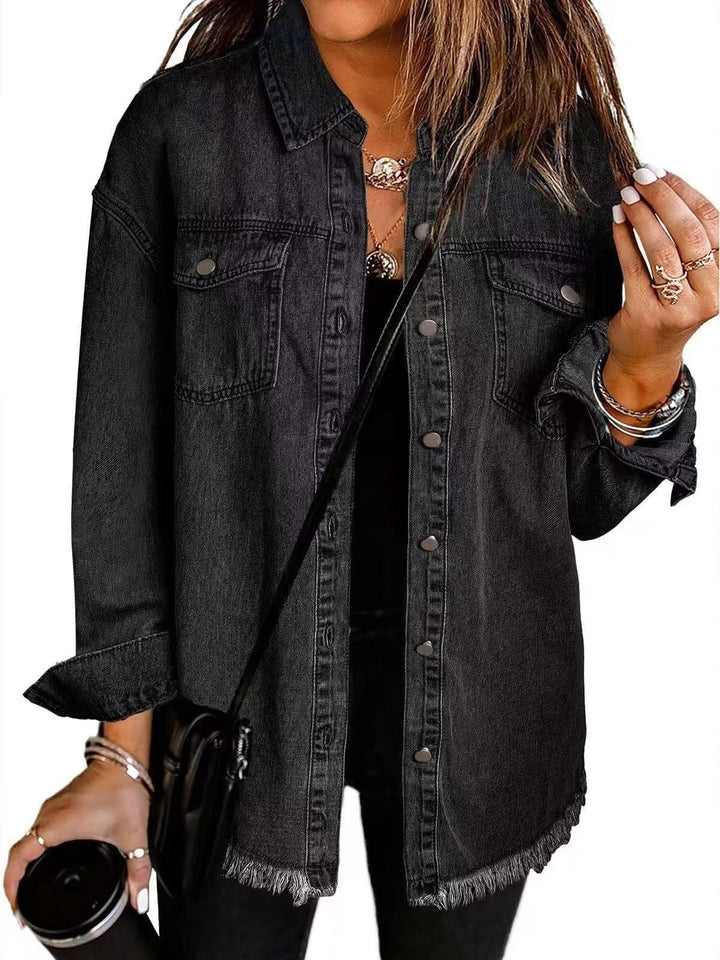 BRIANNA – CLASSIC DENIM BUTTON SHIRT
