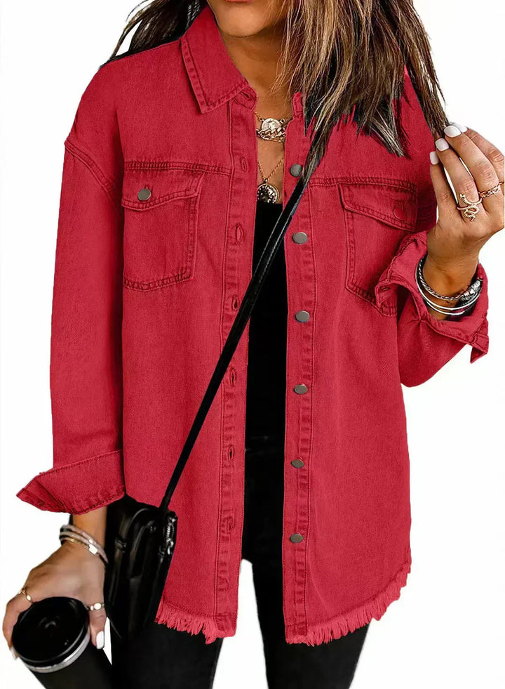 BRIANNA – CLASSIC DENIM BUTTON SHIRT