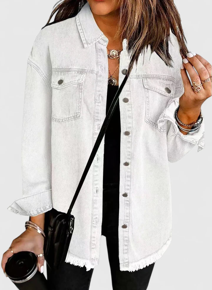 HAILEY – LAID-BACK DENIM SHIRT JACKET
