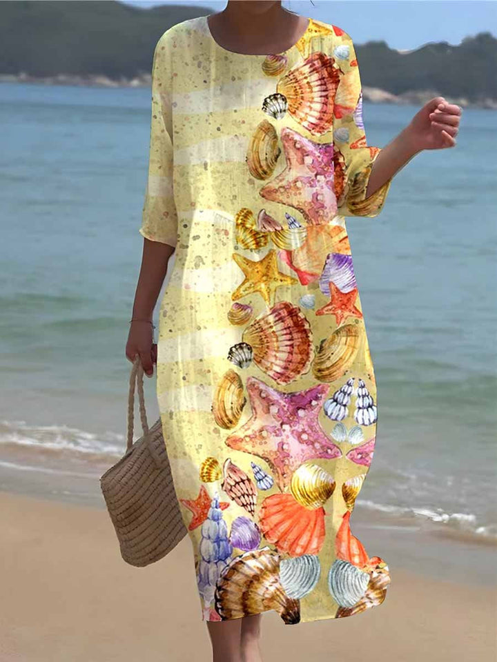 MARIS – VIBRANT FLORAL MAXI DRESS