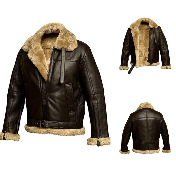 MAVERICK – CLASSIC AVIATOR SHEARLING JACKET