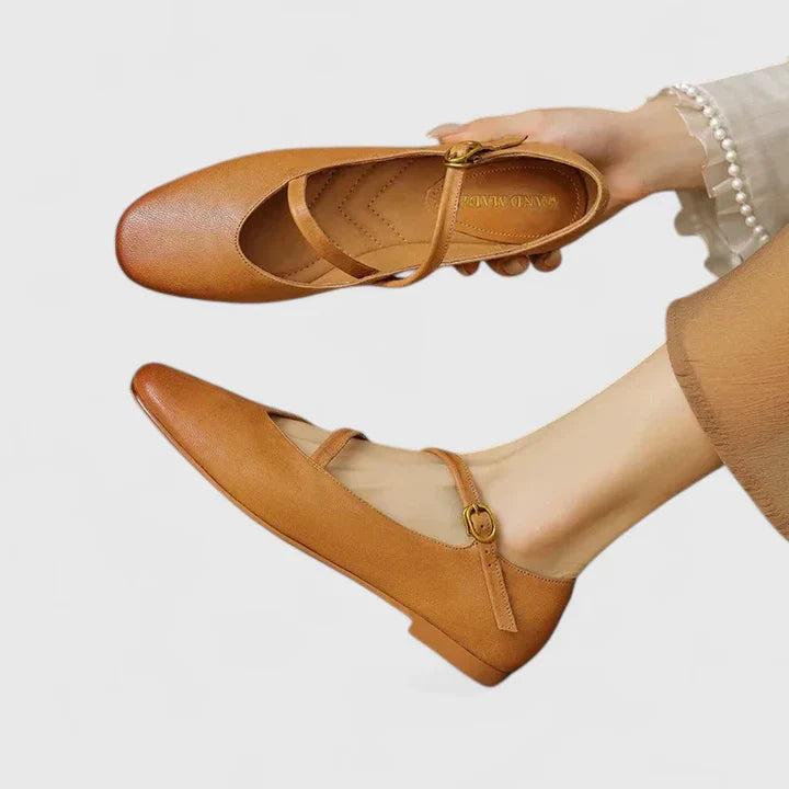 AMANDA – CLASSIC CHARM MARY JANE FLATS