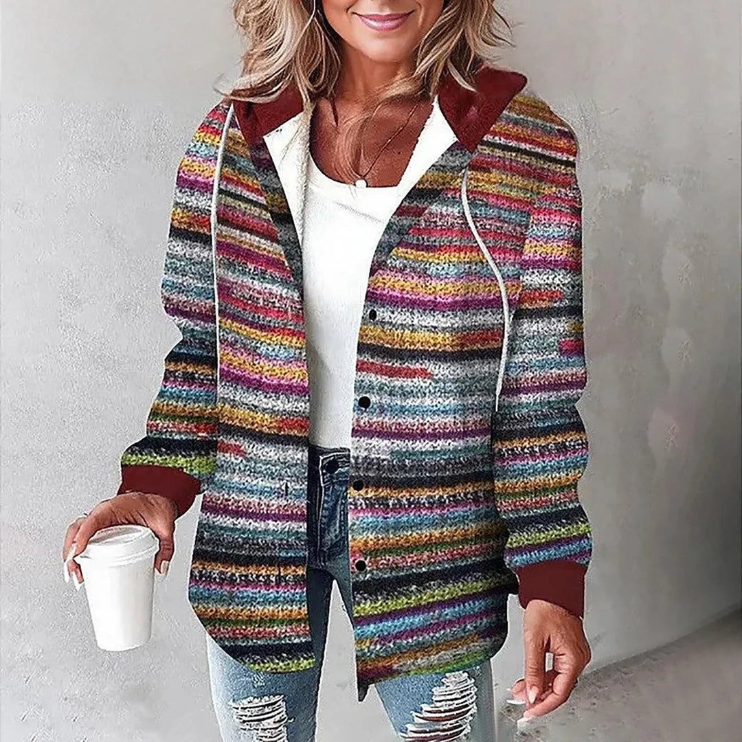DESTINY – PLAID HOODED SHACKET
