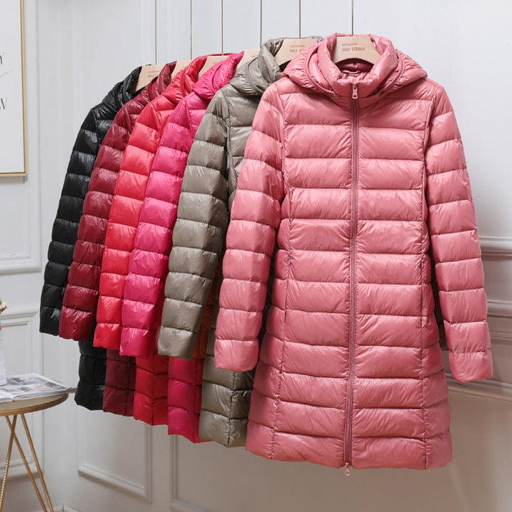 CHEYENNE – LONG HOODED PUFFER COAT