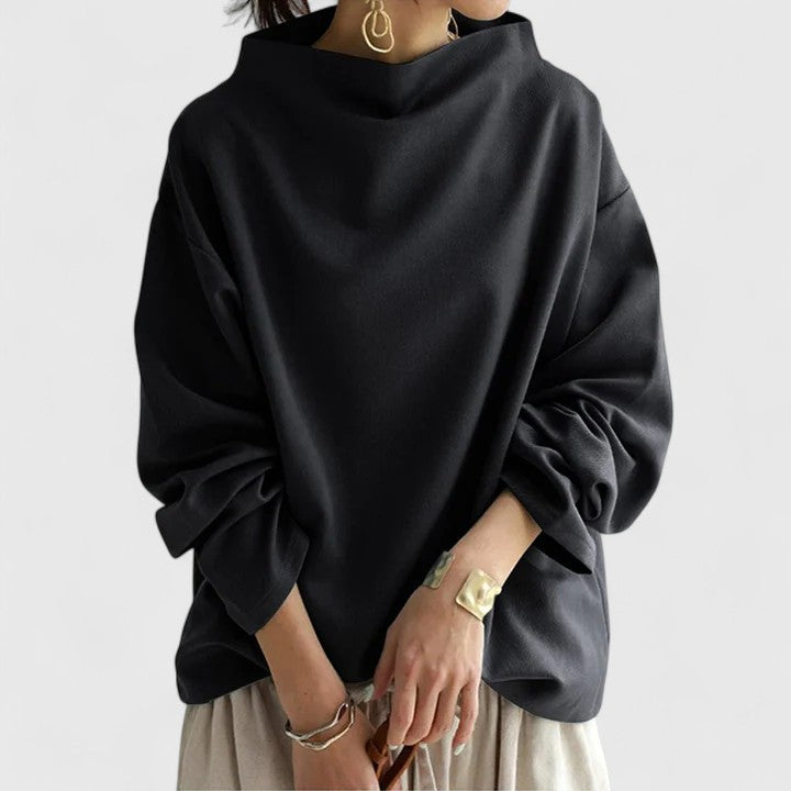 HAILEY – RELAXED BOAT NECK SWEATER