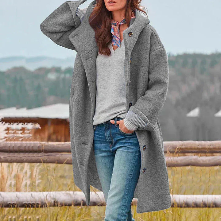 RILEY – RUSTIC CHARM BUTTON COAT