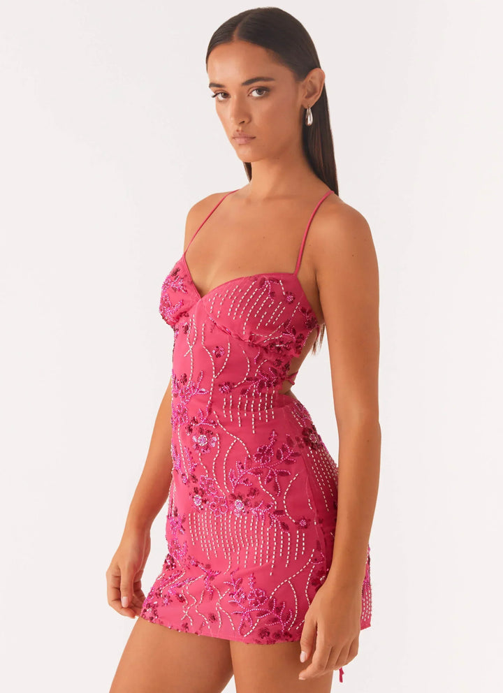 SIENNA – GLAM SEQUIN MINI DRESS