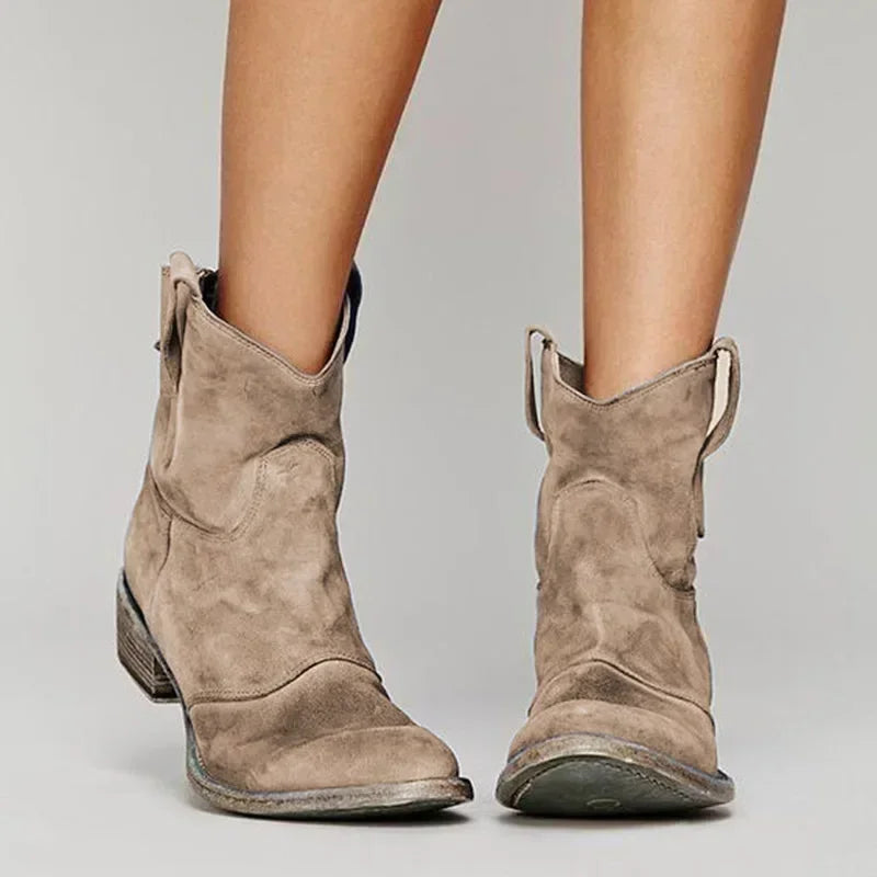 MAYA – WESTERN INSPIRED ANKLE BOOTS