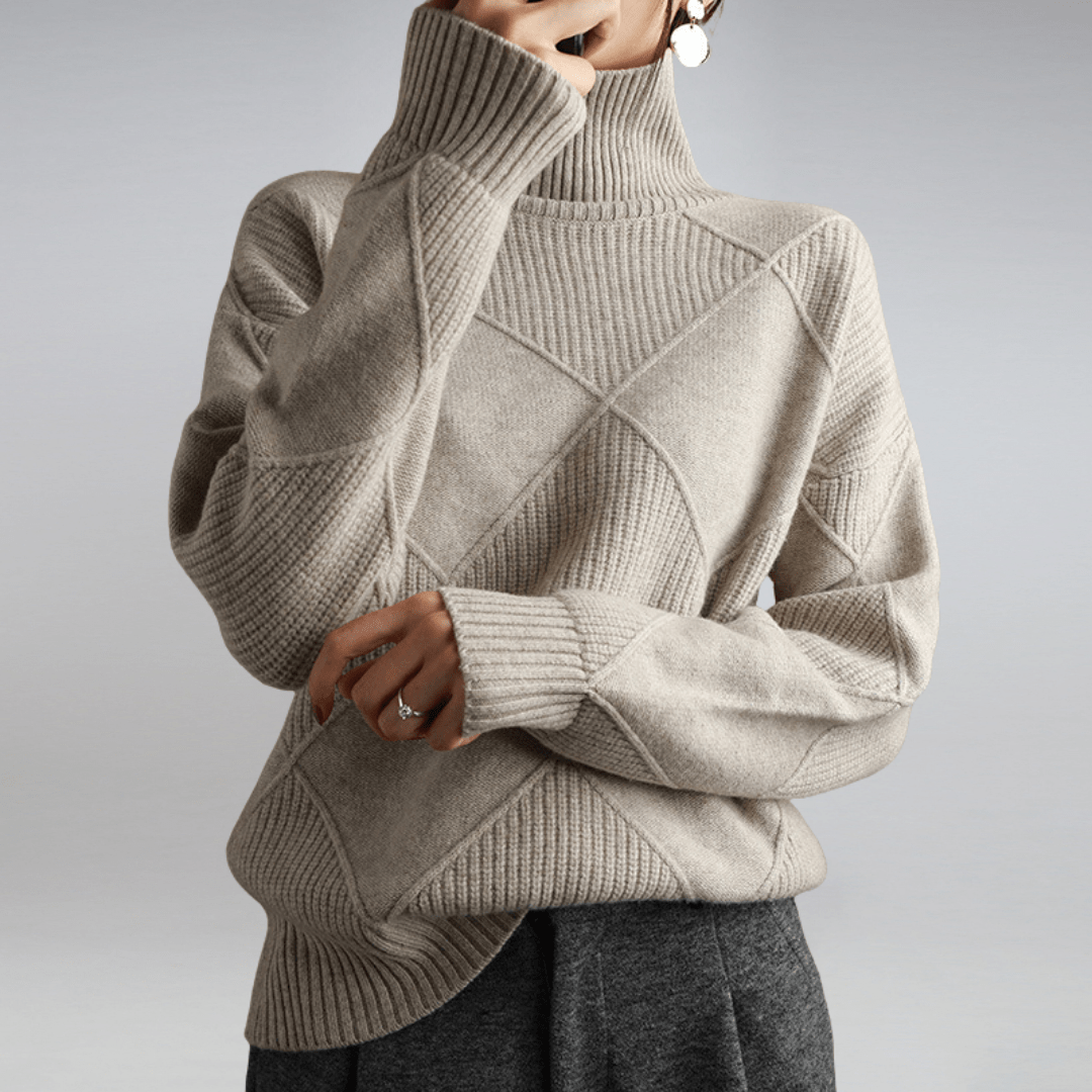 ANNIKA – ELEGANT TURTLENECK SWEATER