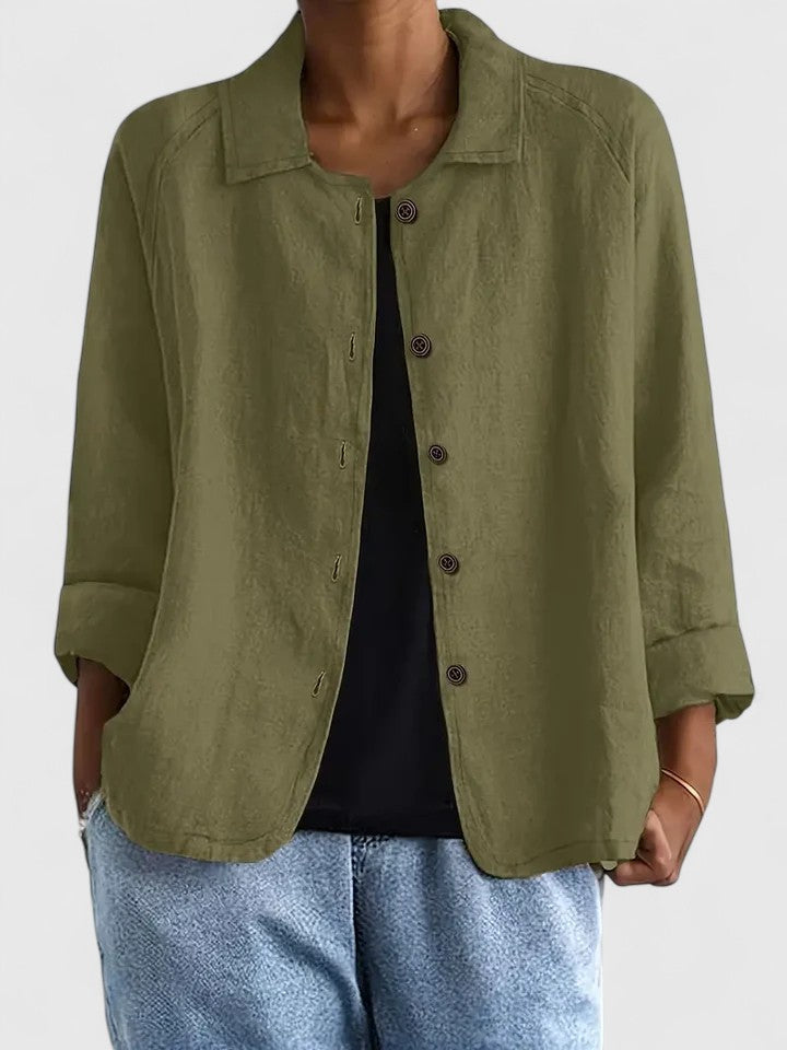 EDEN – RELAXED BUTTON-UP BLOUSE