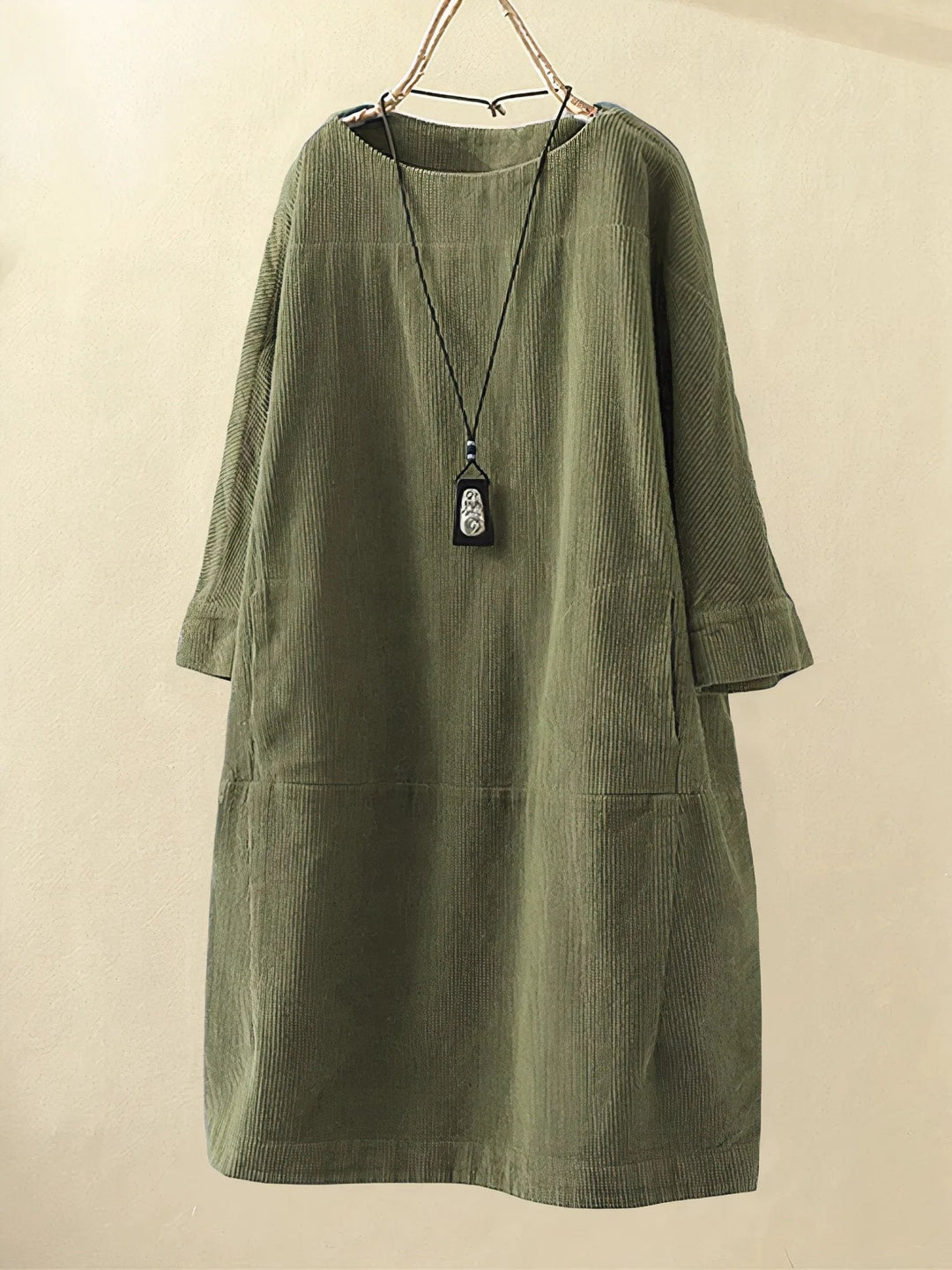 ADELA – RELAXED TEXTURED TUNIC DRESS