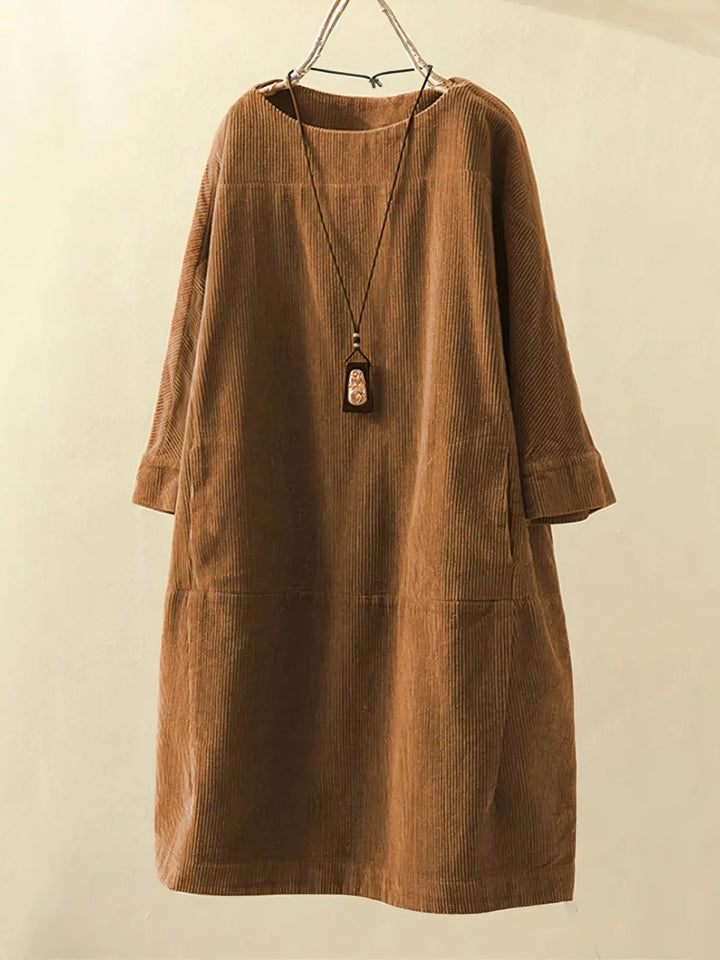 ADELA – RELAXED TEXTURED TUNIC DRESS