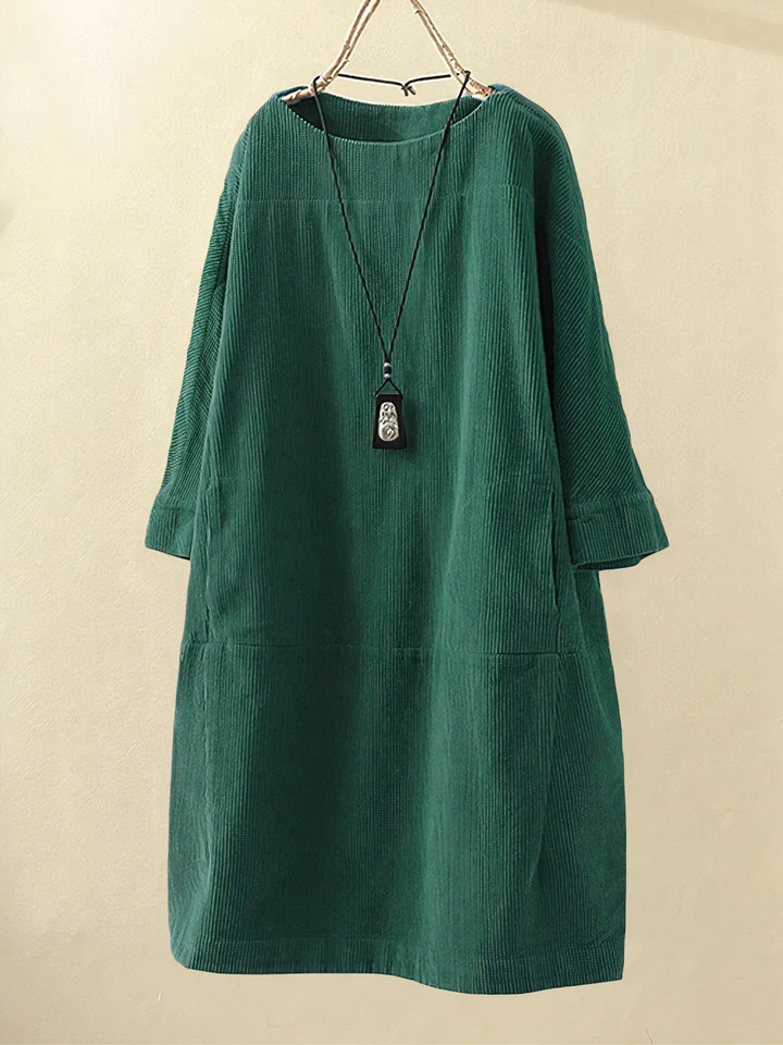 ADELA – RELAXED TEXTURED TUNIC DRESS