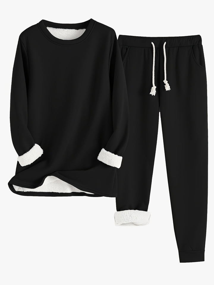 SOPHIA – COZY FLEECE-LINED LOUNGE SET