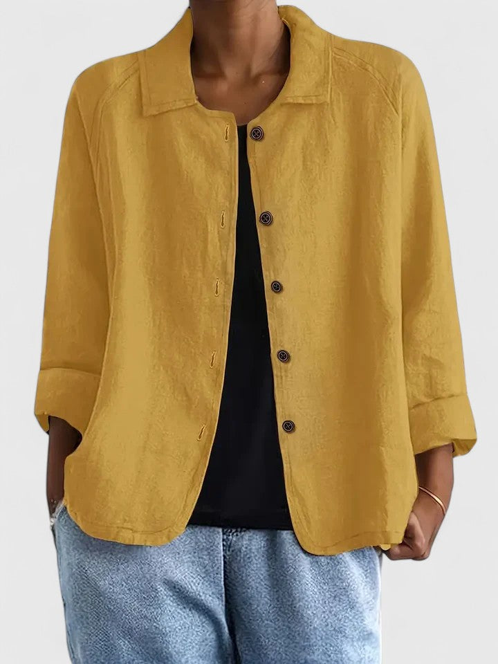 EDEN – RELAXED BUTTON-UP BLOUSE