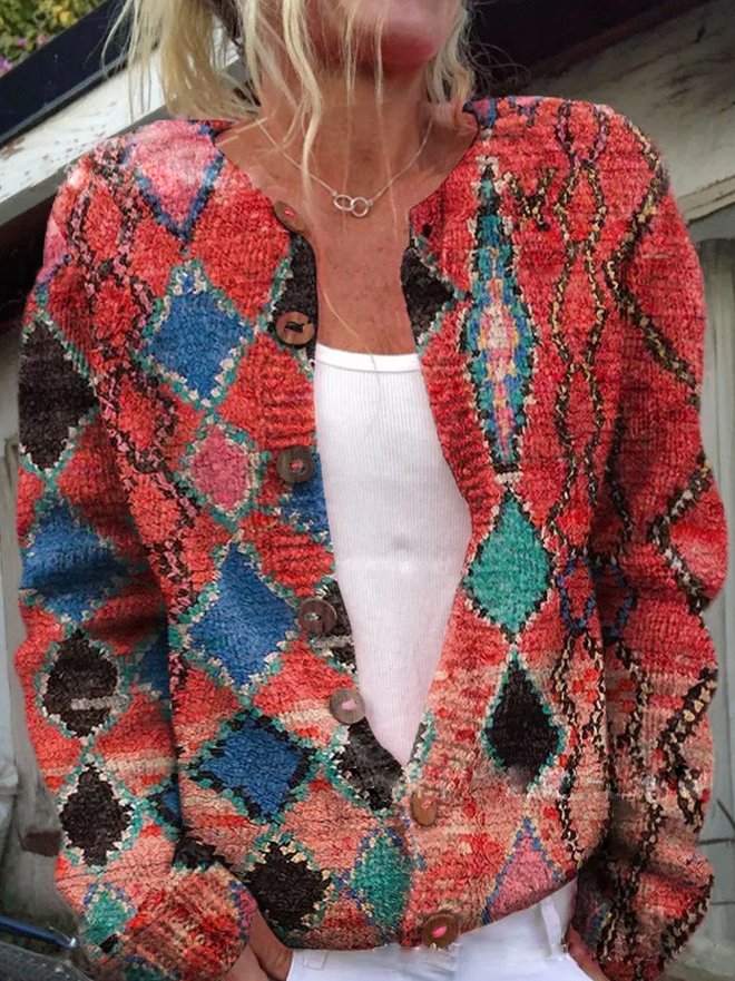 SOPHIA – FLORAL BUTTON-UP CARDIGAN