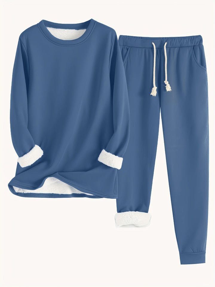 SOPHIA – COZY FLEECE-LINED LOUNGE SET