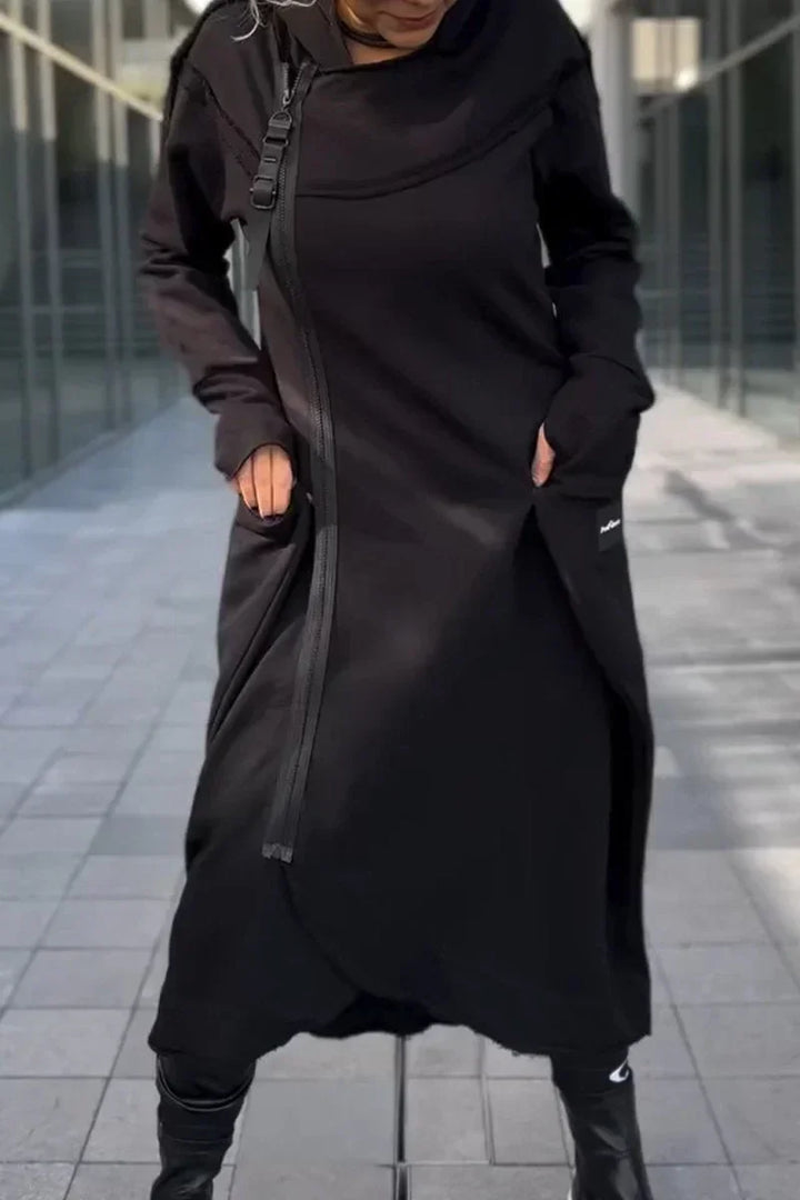 DESTINY – LONG HOODED CASUAL DRESS