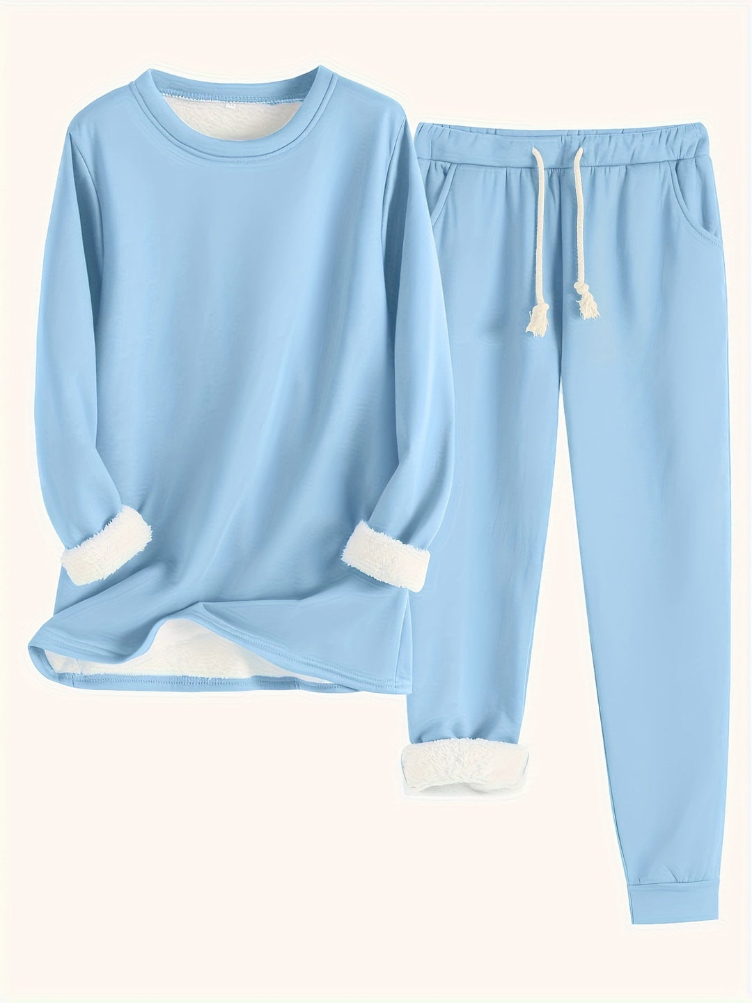 SOPHIA – COZY FLEECE-LINED LOUNGE SET