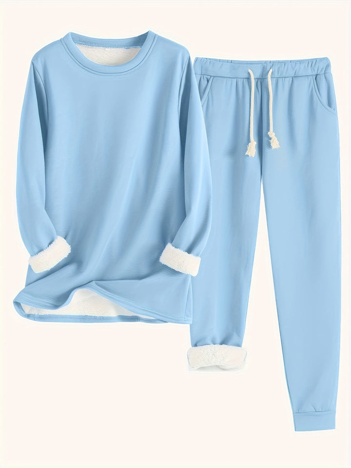 SOPHIA – COZY FLEECE-LINED LOUNGE SET