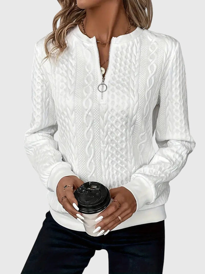 Nora™ | Sweater with Zipper