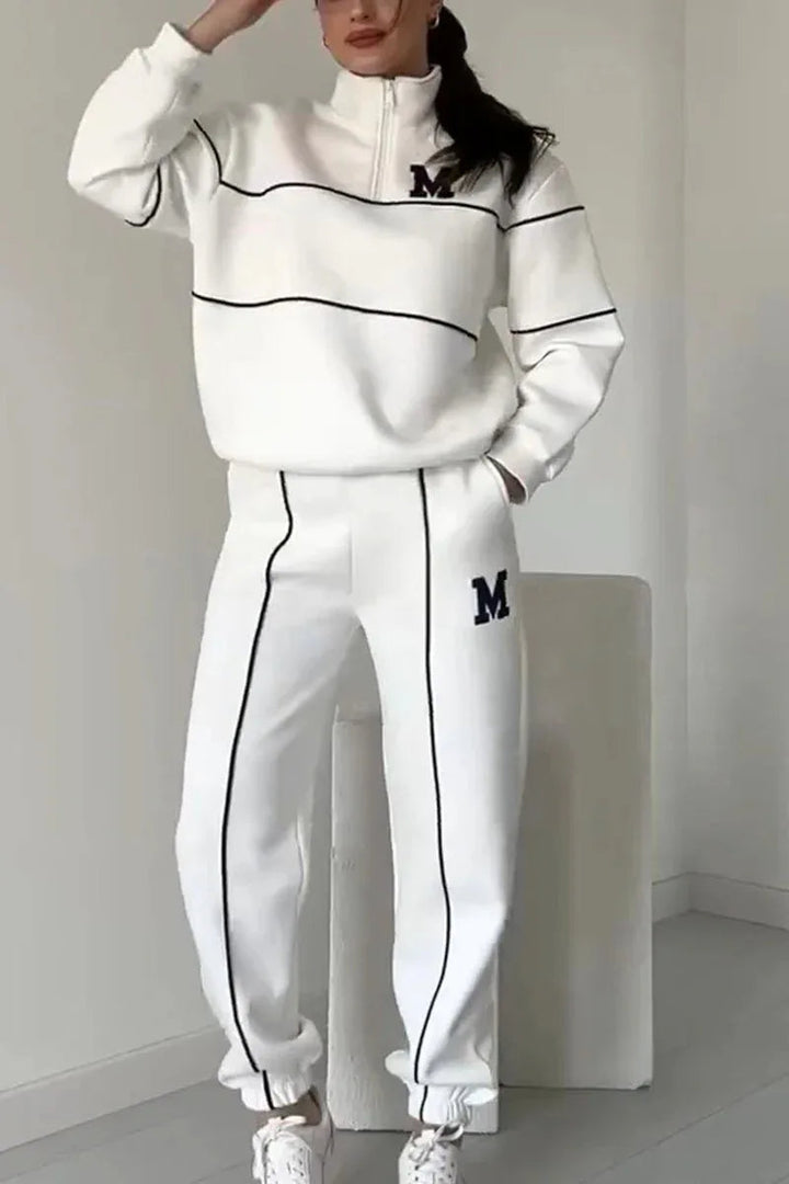 LANA – SPORTY STRIPE JOGGER SET
