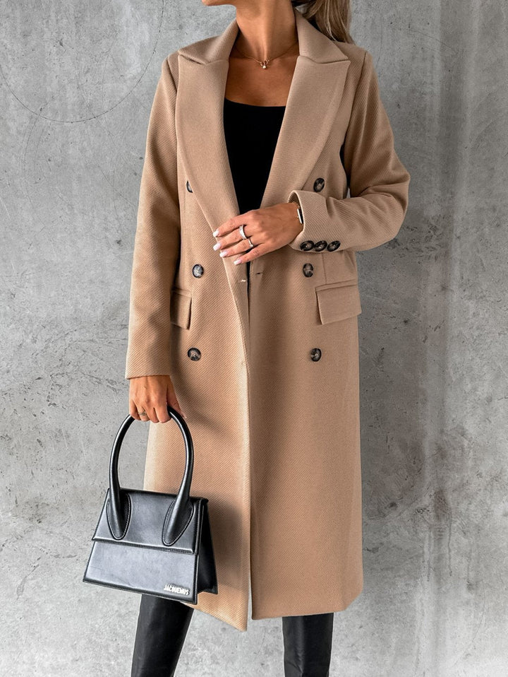 HAZEL – SOPHISTICATED DOUBLE-BREASTED COAT