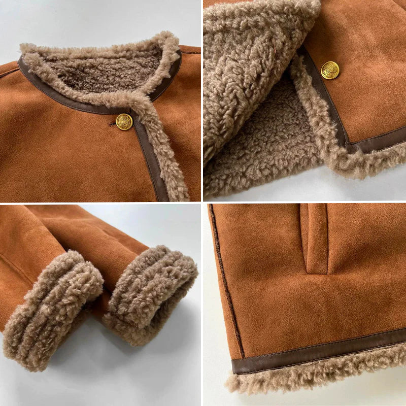 CAMILLE – COZY FAUX SHEARLING JACKET