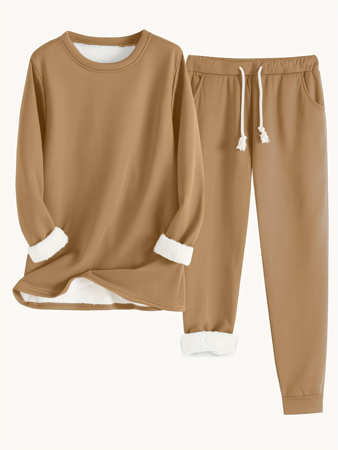 SOPHIA – COZY FLEECE-LINED LOUNGE SET