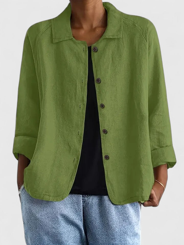 EDEN – RELAXED BUTTON-UP BLOUSE