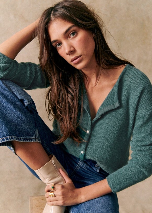 LISA – COZY BUTTON-DOWN CARDIGAN