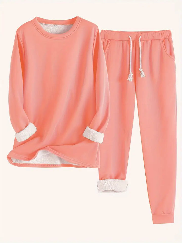 SOPHIA – COZY FLEECE-LINED LOUNGE SET